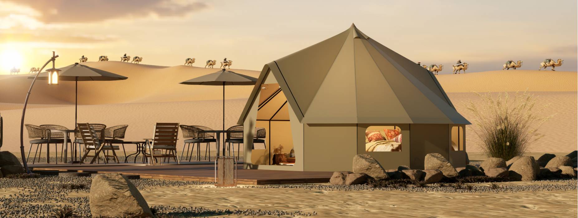 金东区露营酒店帐篷产品